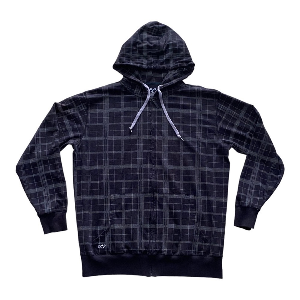 CCS-BLACK & GRAY HOODIE-SIZE XL
